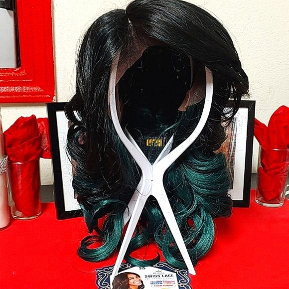 Zury Sis Royal Swiss Lace-AMRY (Color Available: Teal Green/1B) - Picture 3 of 15